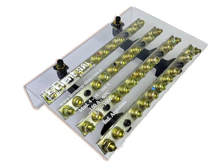 DISTRIBUIDOR ELENT 4X160A 10 TORNILLOS STANDARD